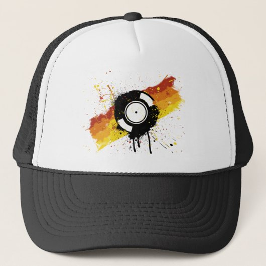 Casquette Graffiti de vinyle (Devant)