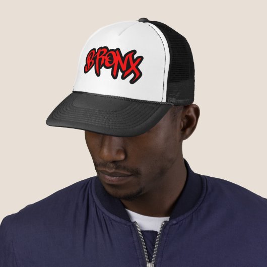 Casquette Graffiti du Bronx (En situation)
