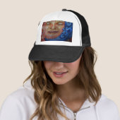 Casquette Graffiti face soleil et lune (En situation)