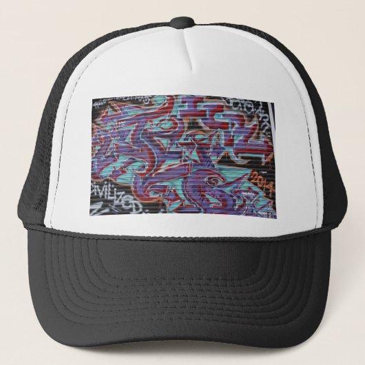 Casquette Graffiti violet sur Shutter (Devant)