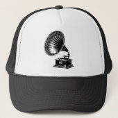 Casquette Gramophone vintage (Devant)