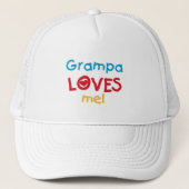 Casquette Grampa m'aime T-shirts et cadeaux (Devant)