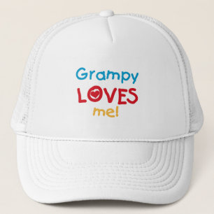 Casquette Grampy aime mes t-shirts et cadeaux