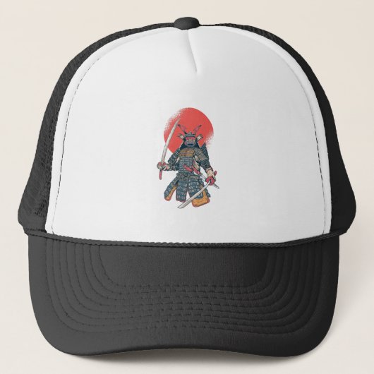 Casquette Grand guerrier samouraï (Devant)