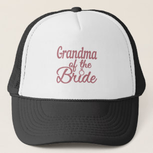 Casquette Grand-Mère De La Famille Mariage Mariée