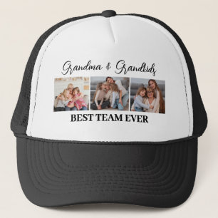 Casquette Grand-mère et petits-enfants Meilleure équipe touj