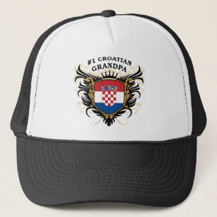Casquette Grand-papa croate du numéro un