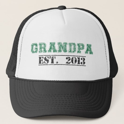 Casquette Grand-papa, établi 2013 (Devant)