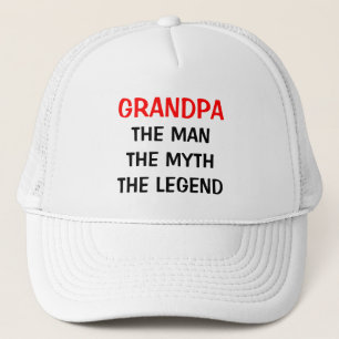 Casquette Grand-père l'homme mythe légende