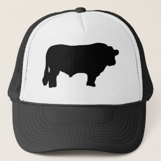 Casquette grand taureau noir