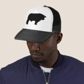 Casquette grand taureau noir (En situation)