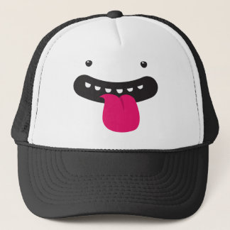 Casquette grand visage idiot de monstre