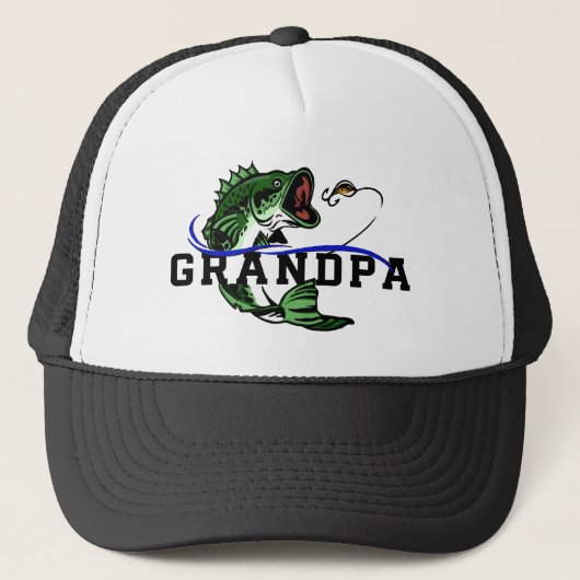 Casquette Grandpa Bass Fishing Keep'n it Reel (Devant)