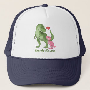 Casquette GrandpaSaurus Green T-Rex & Baby Girl Dinosaures