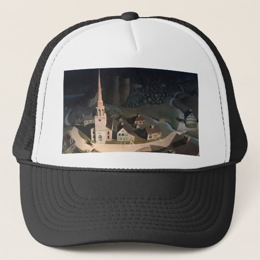 Casquette Grant Wood Le Midnight Ride de Paul Revere. (Devant)