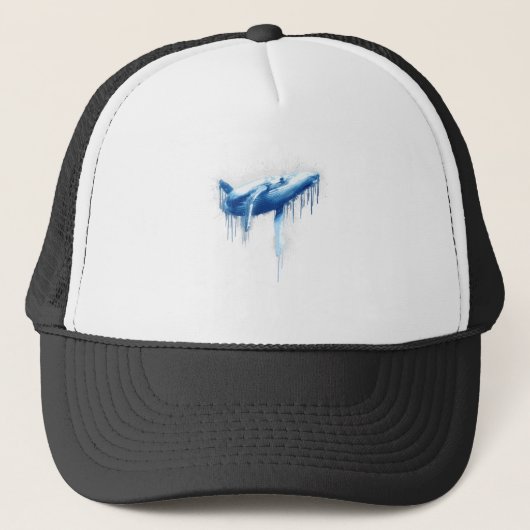 Casquette Graphique animal mou de baleine (Devant)