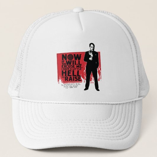 Casquette Graphique de citation de Crowley surnaturelle (Devant)