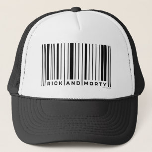 Casquette Graphique du code barre de Rick et Morty