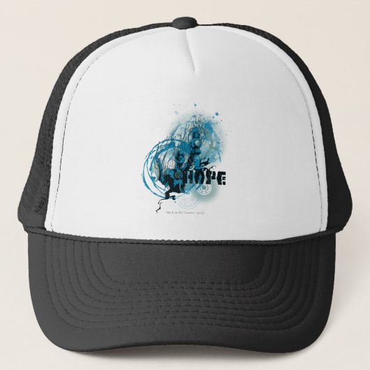Casquette Graphique en lanterne bleue 3 (Devant)