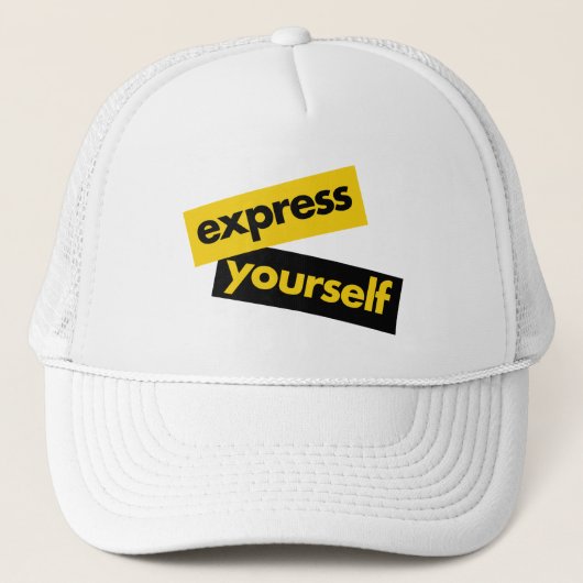 Casquette Graphique moderne, dynamique, audacieux de l'Expre (Devant)