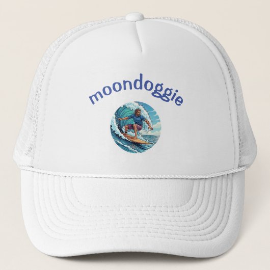 Casquette Graphique Moondoggie Surfeur (Devant)