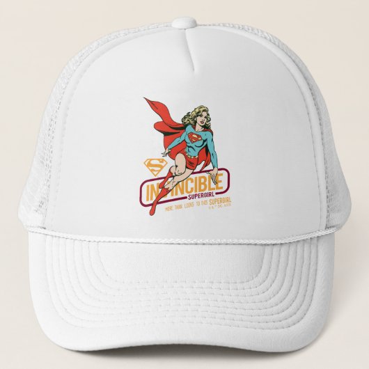 Casquette Graphique rétro-invincible Supergirl (Devant)