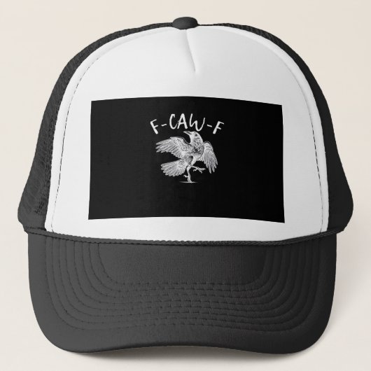 Casquette Graphique vintage F-Caw-F Raven (Devant)