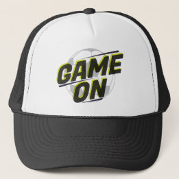 Casquette Graphisme de ballon de football Game On © GraphicL