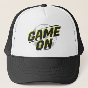 Casquette Graphisme de ballon de football Game On © GraphicL