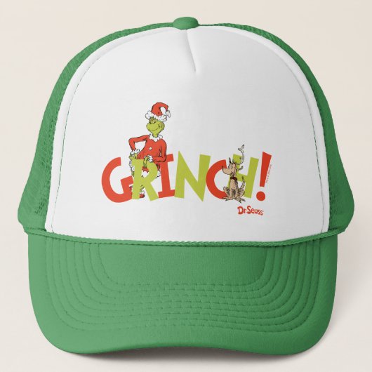 Casquette Graphisme du logo du personnage Grinch ! (Devant)