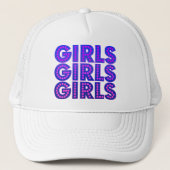 Casquette Graphisme filles filles filles (Devant)