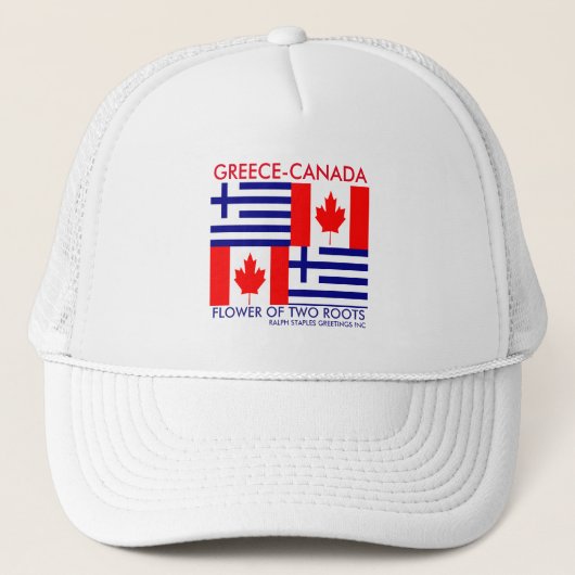 CASQUETTE GRECQUE-CANADIEN (Devant)
