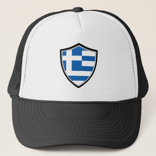 Casquette Greek flag trucker hat (Devant)