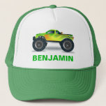 Casquette Green Monster Truck Kids<br><div class="desc">casquette à thème de camion monstre cool.</div>