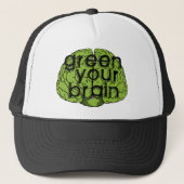 Casquette Green your brain (Devant)