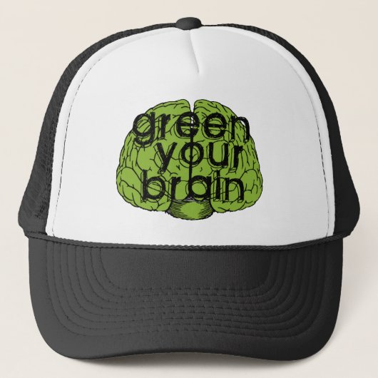 Casquette Green your brain (Devant)