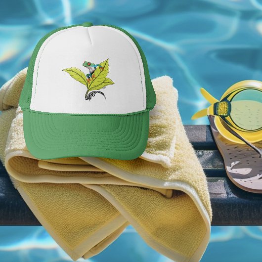 Casquette Grenouille à arbre rouge