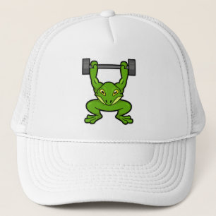 Casquette Grenouille à Bodybuilding avec Barbell