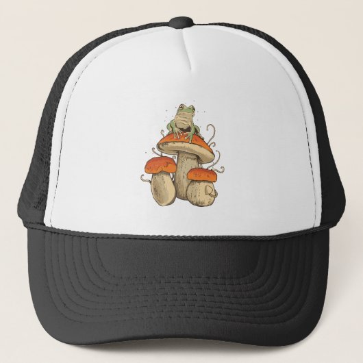 Casquette Grenouille aux champignons (Devant)