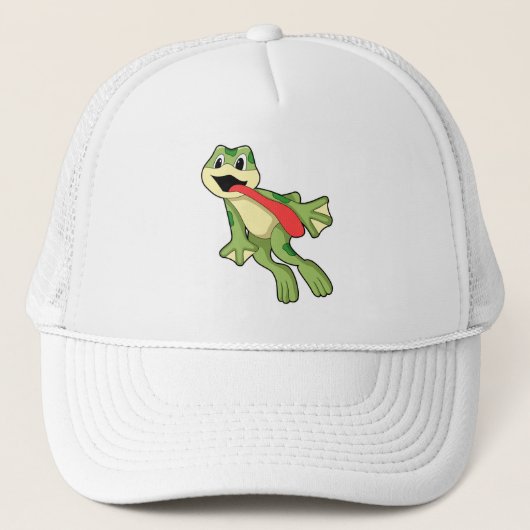 Casquette Grenouille avec langue (Devant)
