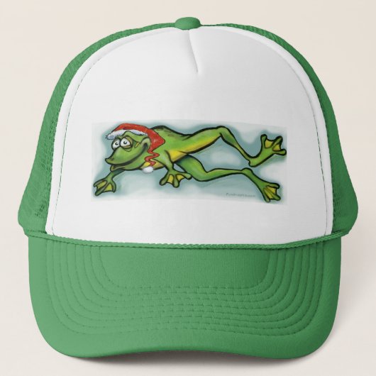 Casquette Grenouille de Noël (Devant)