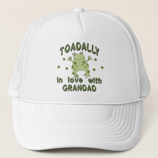 Casquette Grenouille de papy d'amour de TOADALLY (Devant)