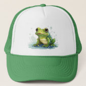 Casquette Grenouille drôle (Devant)
