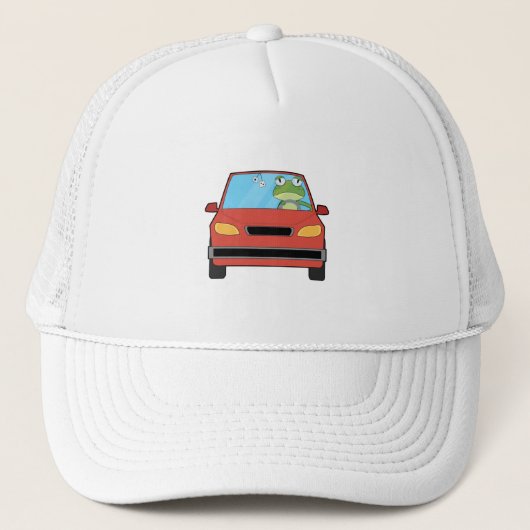 Casquette Grenouille en voiture (Devant)