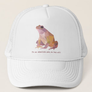 Casquette Grenouille Low Poly “Je suis un véritable joyau”