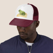 Casquette Grenouille verte (En situation)