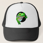 Casquette Grenouille verte (Devant)