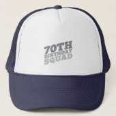 Casquette Grey Distressed 70e anniversaire (Devant)