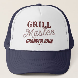 Casquette Grill Master Grandpa Fête des pères personnalisée 