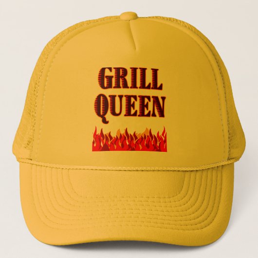 Casquette Grill Queen Funny BBQ Dit (Devant)